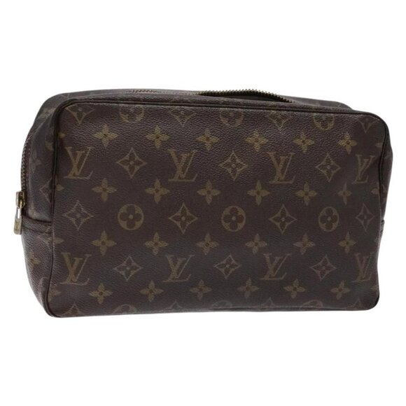 LOUIS VUITTON Monogram Trousse Toilette 28 Clutch Bag M47522 LV Auth 130773 - Picture 1 of 16